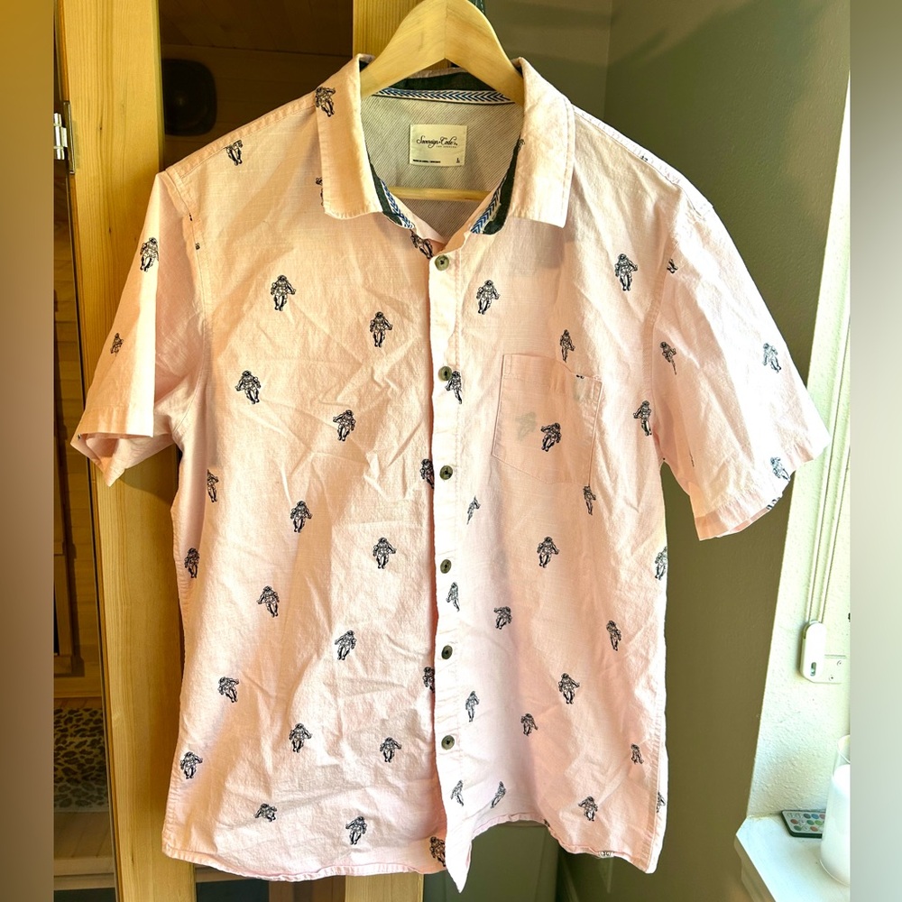 Men's Pink Astronaut Shirt